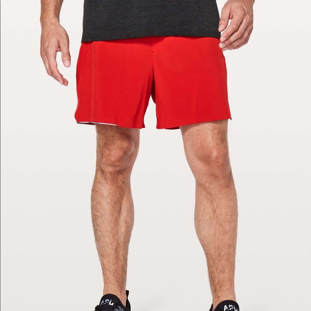 Lululemon Surge shorts Bold Red - Picture 1 of 8